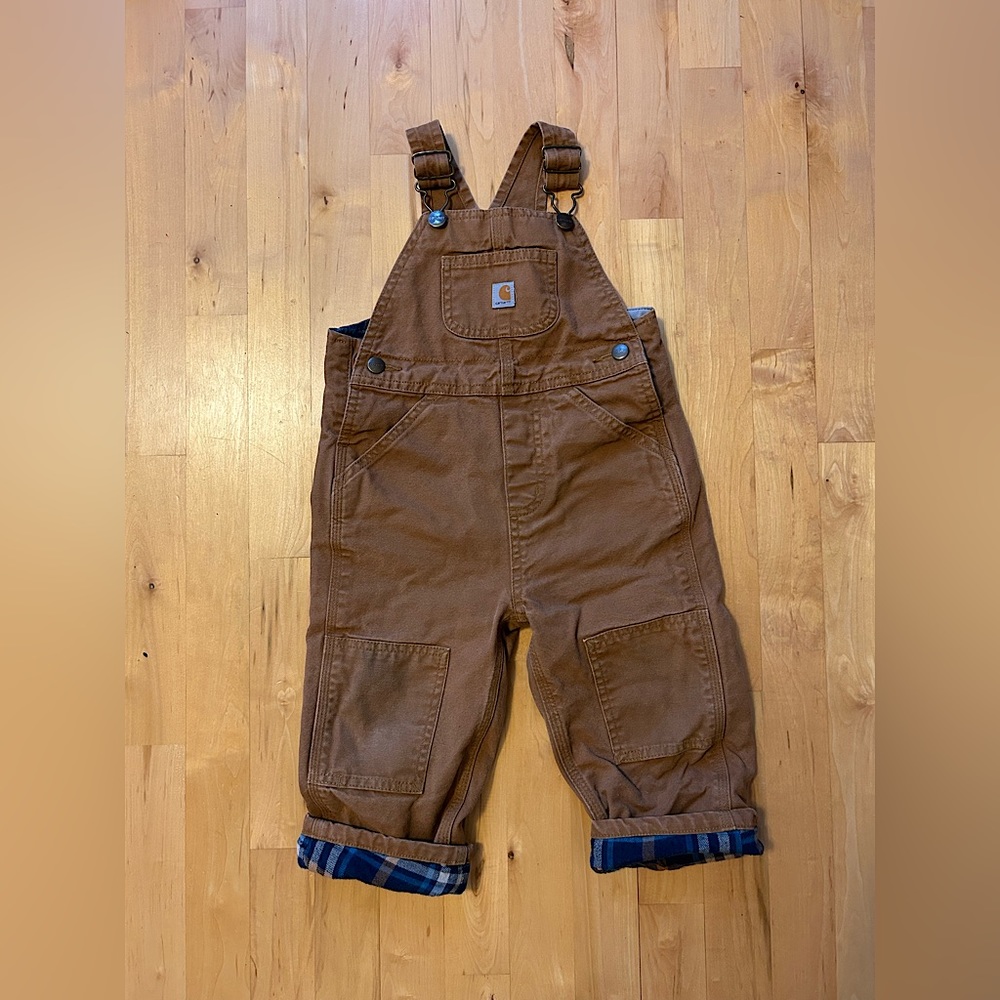 Carhartt Flannel Lined overalls